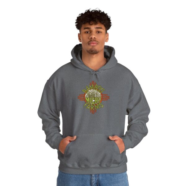Bamboo Micro Farms Logo Hoodie (Grey Color) - Image 2