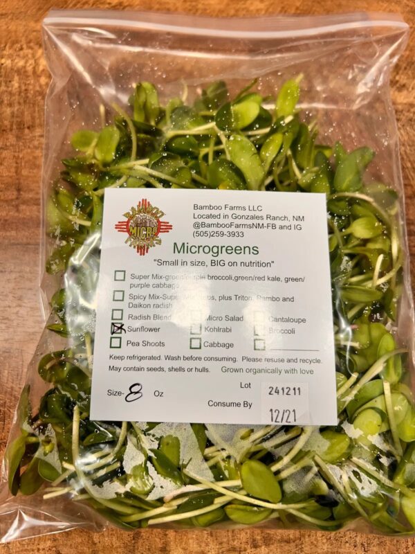 Sunflower Microgreens 8oz - Image 4